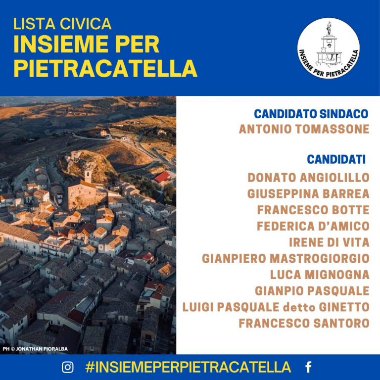 INSIEME PER PIETRACATELLA TOMASSONE